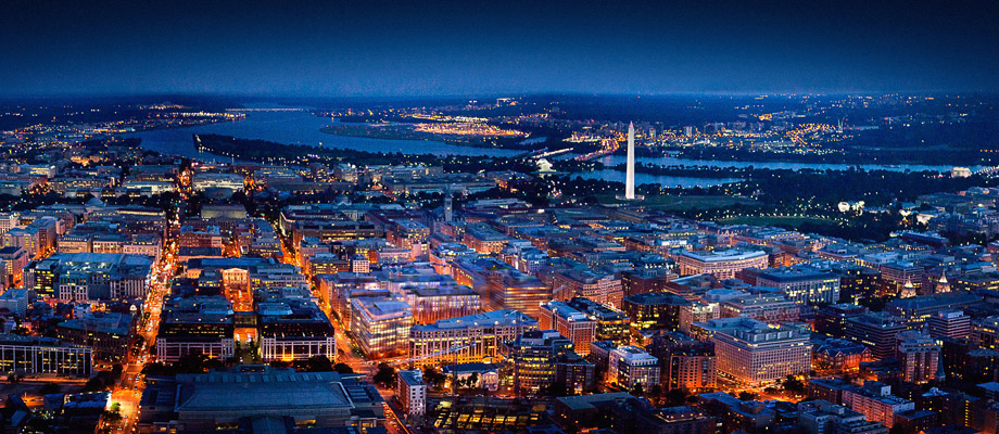 DC sky night view areas